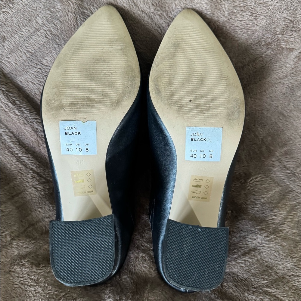 Matt & Nat Women's Chunky Heel Shoe sz 10 color Black - Picture 5 of 8